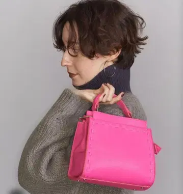 유나이티드 애로우즈 핑크 숄더백 핸드백