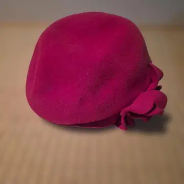 maxim 펠트 햇 핑크 플라워 장식
