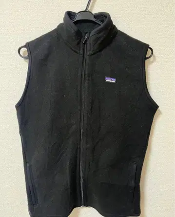 Patagonia 여성용 블랙 플리스 베스트