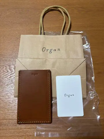 헬츠 HERZ 오르간 Organ 세로형 카드 케이스(GS-24) 앰버