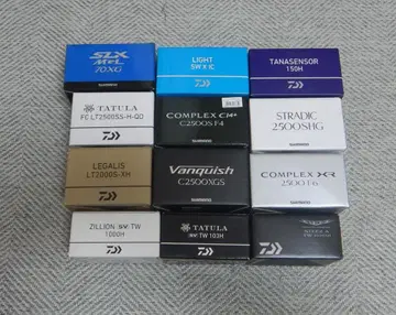 낚시릴 빈 박스 12개 시마노 다이와