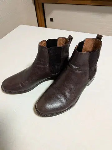 margaret howell 브라운 사이드 고어 부츠 가죽