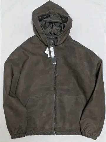 살롱 하뮤 인조 가죽 블루종 바커