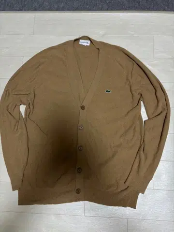 라코스테 가디건 남성용 L 베이지