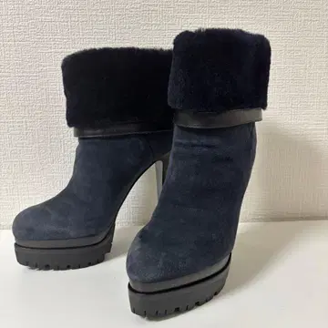 Sergio Rossi 세르지오로시 어그 부츠 네이비