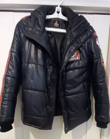 HYSTERIC GLAMOUR 후드 부착 다운 자켓