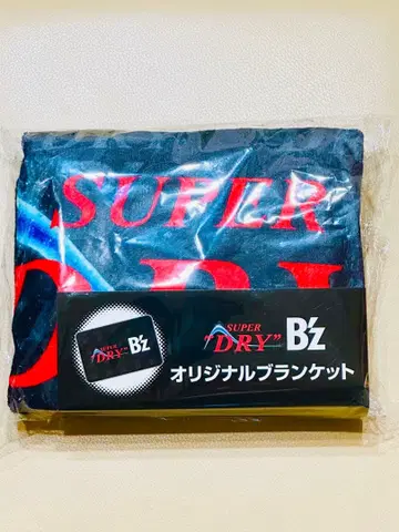 B'z 아사히 슈퍼 드라이 판촉 이온 한정판 오리지널 담요 레어