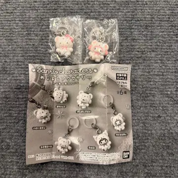 산리오 포근포근 스노우 표시 액세서리 키티 마이멜로디