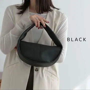 천연 가죽 원 핸들 백