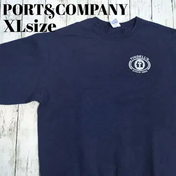 미국 빈티지 의류 포트앤컴퍼니 기업 로고 원 포인트 맨투맨