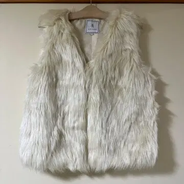 [ 로페피크닉ROPE' PICNIC ] 인조 모피 베스트 아이보리