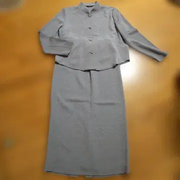 시선당 그레이 퍼플 셋업 스커트