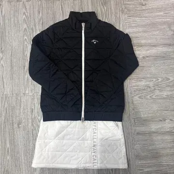 CALLAWAY 퀼팅 충전솜 스커트와 다운 세트