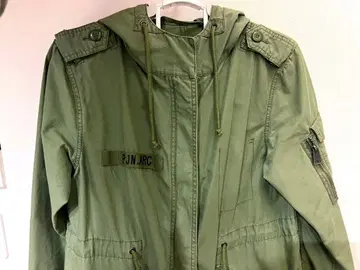 ZARA 밀리터리 모즈 코트 카키 M 사이즈