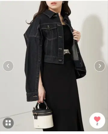 Chico 소매 슬릿 숏 G 자켓