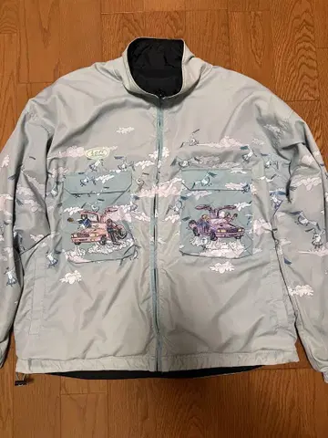 레프트 얼론 나일론 자켓