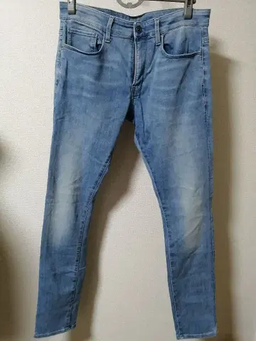 지스타 로우 스트레치 스키니 데님 라이트 블루 W33 L32