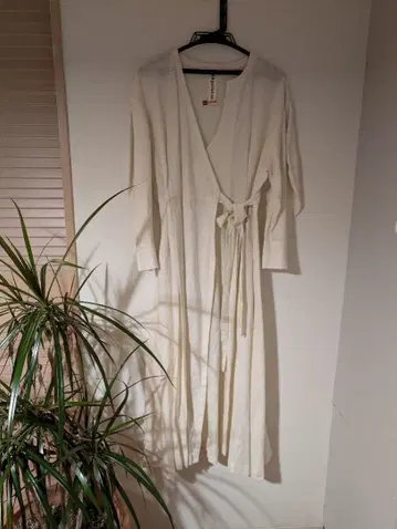 [ 새상품급 ] nagonstans 아이보리 랩 코트