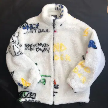 자라 보아 자켓 페인트 패턴 오버 사이즈