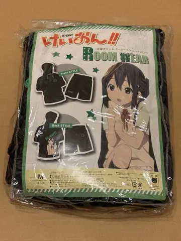 케이온 나카노 아즈사 M 사이즈 룸웨어 반팔 프린트 후드티 숏팬츠