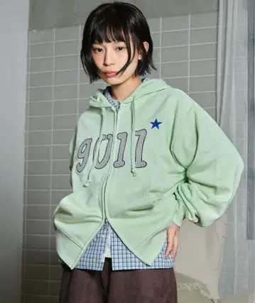 common gull products 9011 후드티 민트 그린