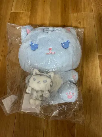 미개봉 새상품 aespa 카리나 30cm 인형 실버 키링 세트