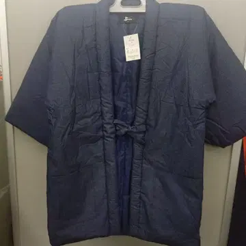 신사 데님 한텐 다크 블루 M 사이즈