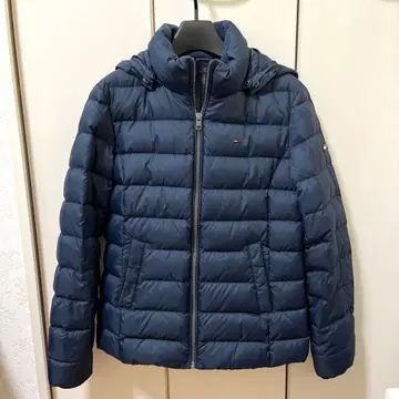 타미힐피거 데님 다운 자켓 네이비