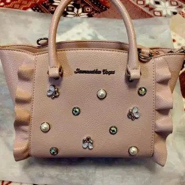 Samantha Vega 비쥬 플래터 백 미니 핑크