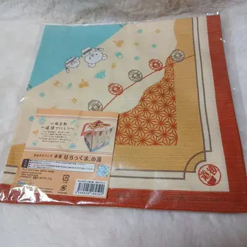 리락쿠마 도고 리락쿠마노유 작은 후로시키 ~도고 데다라리~ 주황