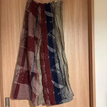 타마키 니이메 tamaki niime 타마키 니이메 와이드 팬츠 울 롱