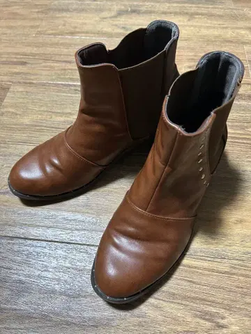 누아르 브라운 사이드 고어 부츠 3L