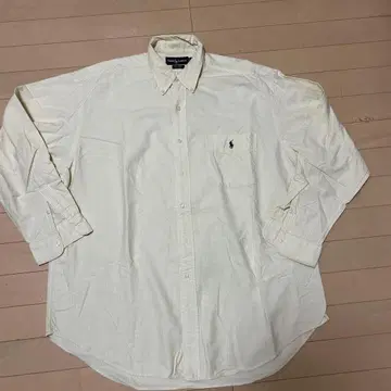 랄프 로렌 빅 실루엣 셔츠 구제 의류