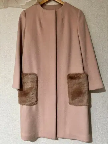 TOMMOROWLAND Ballrey 핑크 롱 코트