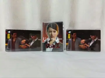 용과 같이 극2 키류 카즈마 사야마 카오루 캔뱃지 메모리얼 마그넷