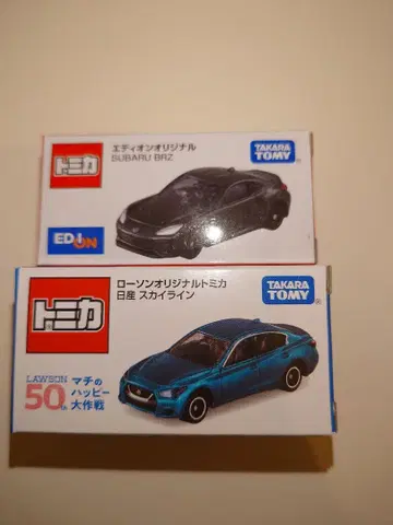 토미카 에디온 오리지널 SUBARU BRZ + 로손 한정판 스카이라인