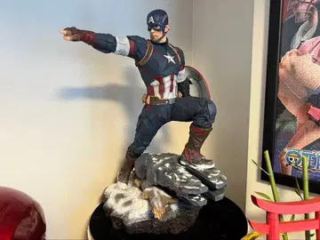 레어! 일본 미발매 CAPTAIN AMERICA 캡틴 아메리카 피규어
