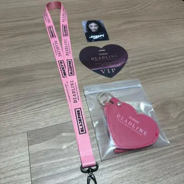 BLACKPINK DEADLINE 콘서트 대만 패스 키링 포함