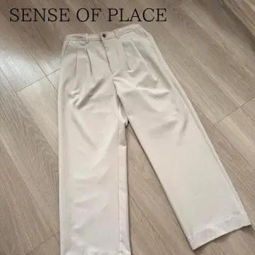 SENSE OF PLACE 와이드 슬랙스 L 사이즈