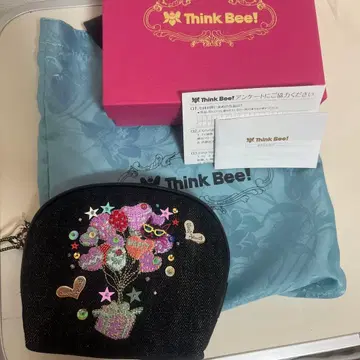 Think Bee! 벌룬 자수 파우치
