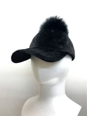 [ 택 포함 미사용 새상품 ] Boniture 폼폼 캡 그레이