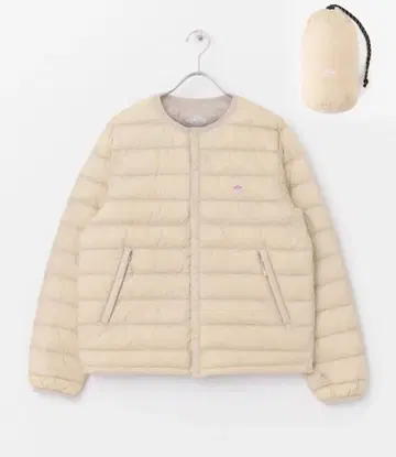 단톤 나일론 타프타 노카라 이너 다운 자켓