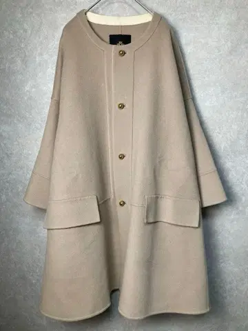 [ 새상품급 ] Drawer 드로어 텐트라인 노카라 코트 캐시미어