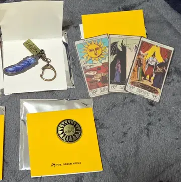 미세스 그린애플 키링과 카드 세트