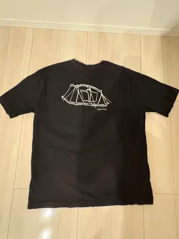 [ 눈봉제 한정판 ] 스노우피크 랜드 락 T셔츠 L 사이즈 블랙