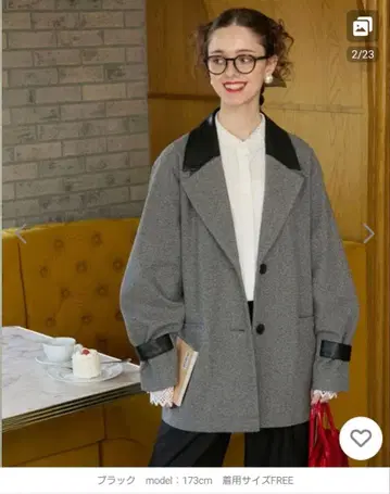 [ BONLECILL noir ] 이소재 절개 클래식 테일러드 자켓