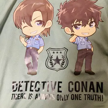 마츠다 진페이 하기와라 켄지 T셔츠 명탐정 코난 경찰학교 동기조
