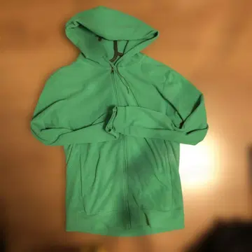 UNIQLO 그린 집업 후드티 M