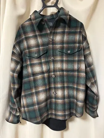 PENDLETON 별주 더블 크로스 체크 CPO 자켓