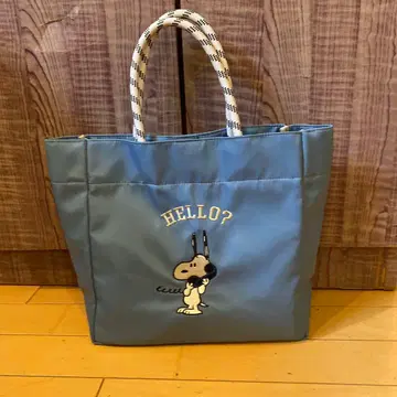 PLAZA 한정판 스누피 칼리지 토트백 피넛 토트백